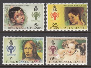 Turks and Ciacos 386-389 MNH VF