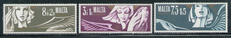 MALTA 1972 MNH SC.B10/B12 Christmas