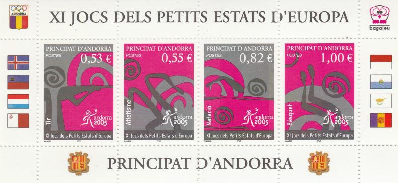 Andorra (Fr) #598 MNH CV $10.00  (A11062L)