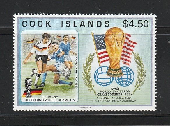 Cook Islands 1148 Set MNH Sports, World Cup Soccer