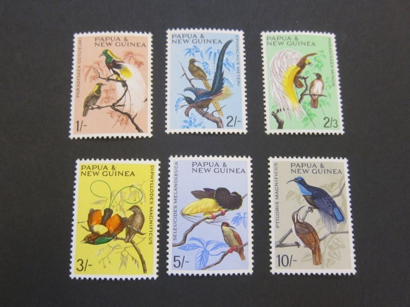 Papua New Guinea 1964 Sc 93-98 bird MNH