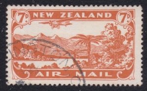 NEW ZEALAND 1931 7d airmail fine used - ACS cat NZ$30......................A9921