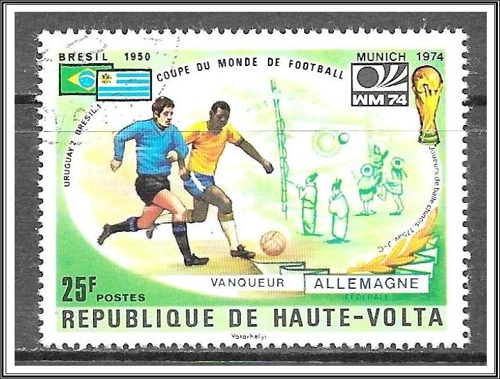 Upper Volta #336 World Cup Soccer CTO
