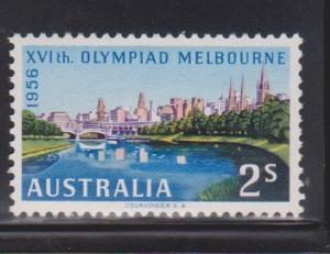 AUSTRALIA Scott # 291 Mint Hinged - Melbourne Olympics