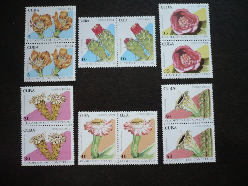 Stamps - Cuba - Scott# 3586-3591 - MNH Set of 6 stamps in Pairs