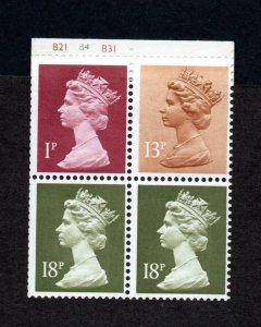 50p MCC No 3 BOOKLET CYLINDER B21 B4 B31 pB69 MCC £35