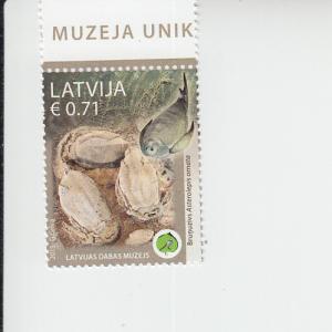 2015 Latvia Asterolepis Ornata Fish Fossil (Scott 905) MNH