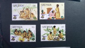 Grenada 1985 Girl Guides 75th Anniversary Scott# 1261-1264 complete set of 4 MNH