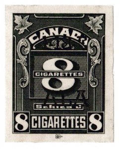 (I.B) Canada Revenue : Cigarette Duty Seal (8)