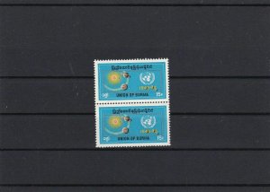 Union of Burma Scarce 1970 Mint Never Hinged Stamps Pair Ref 27785