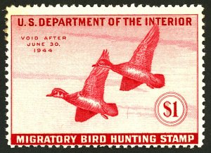 U.S. #RW10 MINT OG NH