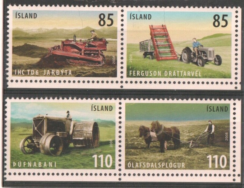 2008 ICELAND - SG: 1202/05 - AGRICULTURE - UNMOUNTED MINT 