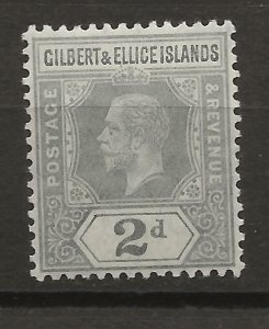 Gilbert & Ellis Is. 16 SG 14 MLH VF 1916 SCV $16.00 (jr)