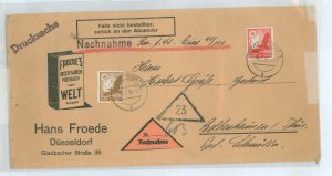 Germany C47/C50 Printed matter / COD Proper Postage, Illustrated