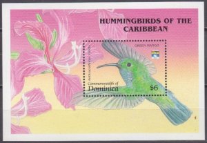 1992 Dominica 1540/B210 Genova '92, Hummingbirds 8,00 €