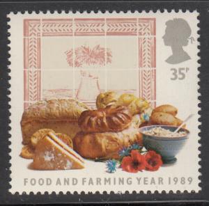 Great Britain 1989 MNH Scott #1251 35p Bread, cakes, cereal Food and Farming ...