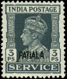 India, Convention States, Patiala Scott #O63 SG #O71 Mint Hinged