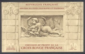 FRANCE #B274a Booklet - 1952 Red Cross Set