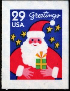 SC#2873 29¢ Santa Claus Booklet Single (1994) MNH