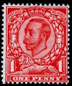 SG345 SPEC N12(2), 1d bright scarlet, NH MINT. Cat £15. WMK RC (SIMPLE)