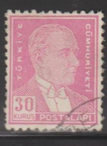 Turkey Sc#1030 Used