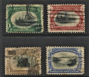 STAMP STATION PERTH United States #294-297 Used CV$50.00 - Unchecked