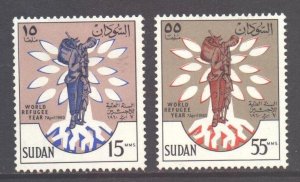 Africa Scott 128/129 - SG153/154, 1960 Refugee Year Set MH*