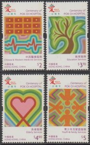 Hong Kong 2019 Centenary of Pok Oi Hospital Stamps Set of 4 MNH