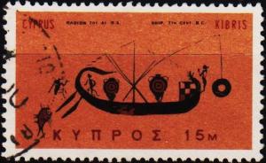 Cyprus. 1966 15m S.G.286 Fine Used