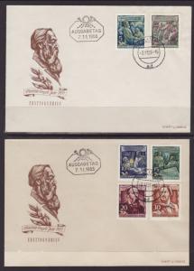 East Germany,DDR 259-264 Engles S/2 U/A FDC
