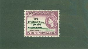 VIRGIN ISLANDS 191 MH BIN $0.40