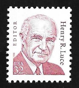 #2935 32 cents Henry R. Luce Stamp Mint OG NH EGRADED SUPERB 100 XXF