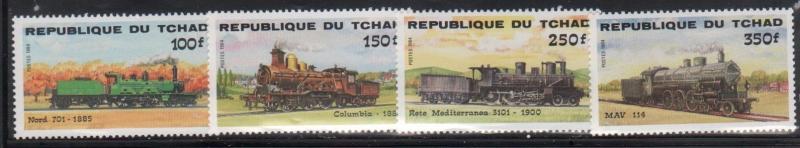 Chad 1984 Trains Mint NH (LB)