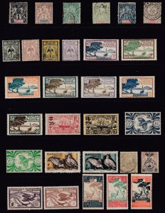 New Caledonia Collection Lot - #1//C6C Used & Unused - SCV $28.75