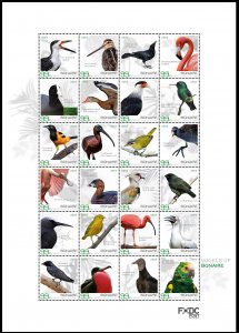 CARIBBEAN NETHERLANDS BONAIRE 2023 BIRDS OISEAUX VOGEL UCCELLO (FOLDED SHEET)