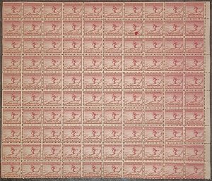 US #716 FULL SHEET of 100, VF mint never hinged, see photo,  Brookman Value $...