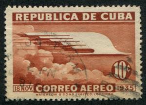 US Cuba SC# C23 Allegory of Flight 10c Canceled