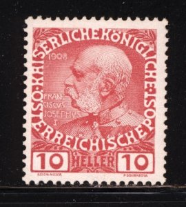 Austria 1908  Scott #115 MH
