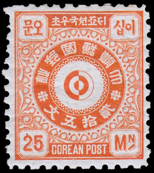 Korea Scott 3 Unissued (1884) Mint H VF