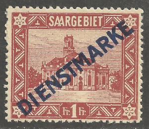 Saar-Officials Scott #O15