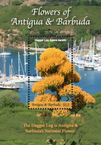 Antigua 2018 - Flowers of Antigua and Barbuda - Souvenir sheet - MNH