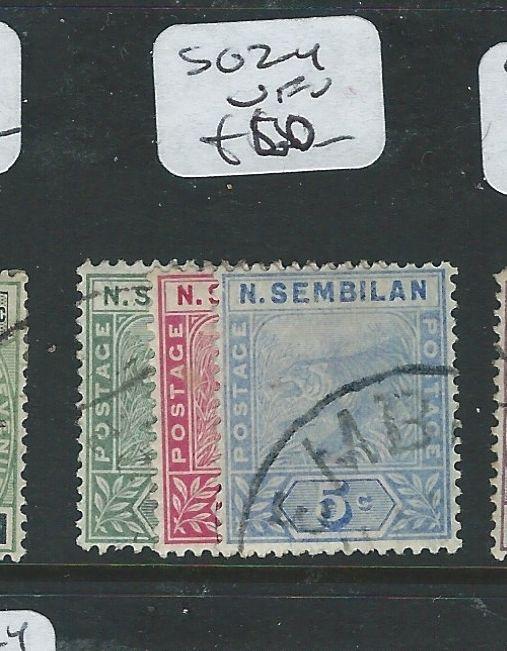 MALAYA NEGRI SEMBILAN (P0610B) 1C-5CC TIGER  SG 2-4  VFU