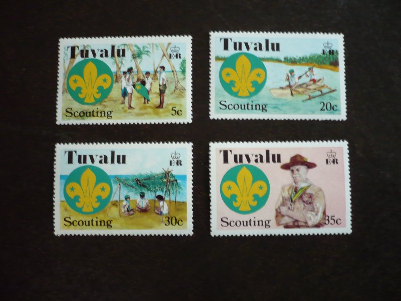 Stamps - Tuvalu - Scott# 50-53 - Mint Never Hinged Set of 4 Stamps