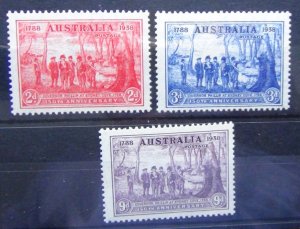 Australia 1937 150th Anniversary of Foundation of New South Wales set MNH