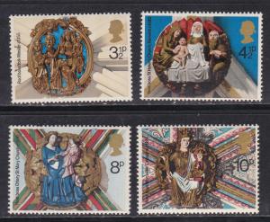 Great Britain # 732-735, Christmas, Mint NH, 1/2 Cat