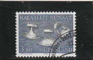 Greenland  Scott#  166  Used