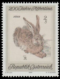 AUSTRIA 1969 SCOTT # 846. MINT