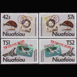 TONGA-NIUAFOU 1988 - Scott# 94-7 Stamp 5th. Set of 4 NH