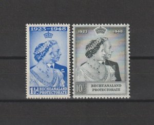 BECHUANALAND 1948 SG 136/7 MNH Cat £45.30