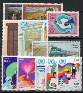 ALGERIA : V055 - 1969/86  MNH lot of sets : 12 pieces